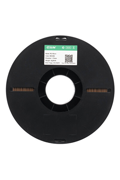 eSun Kahverengi PLA Basic Filament 1.75 mm 3D Yazıcı Hammaddesi 1 kg