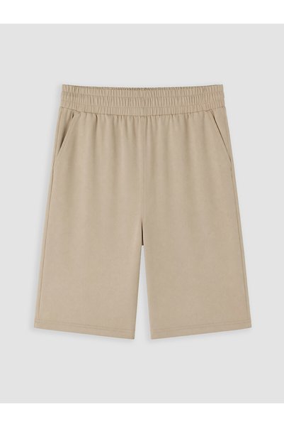 LC Waikiki Lcwaikiki Classic Beige Regular Fit Men's Shorts