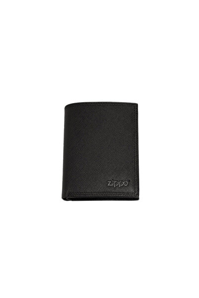 Zippo Ανδρικό Δερμάτινο Πορτοφόλι 2007073 - ΜΑΥΡΟ
