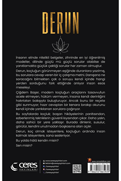 Ceres Yayınları Derun Çiğdem Başer İçsel Soru Sanatı