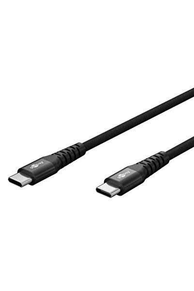 goobay καλώδιο USB-C 73954, 60W, 480Mbps, 2m, μαύρο
