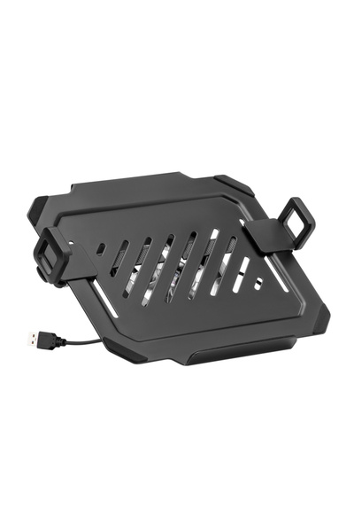 Brateck βάση & ψύξη laptop NBH-8GL για βάση VESA, RGB, έως 17", μαύρη