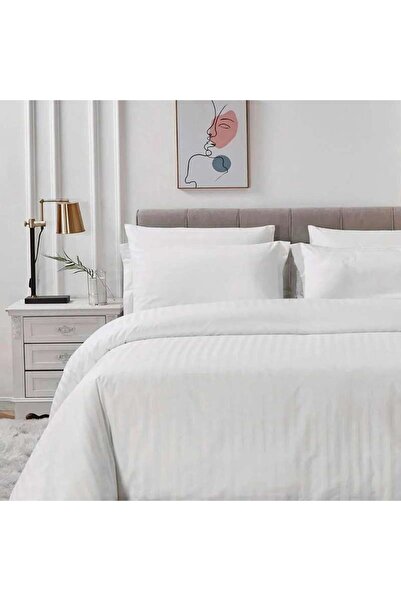 Alhabib bedding Hotel Bedspread Nadvaf Cotton Single and White Text 250 Threa...