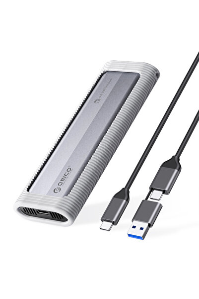 Orico Θήκη για M.2 NVME/NGFF SSD AXM2S-G2, 10Gbps, χωρίς εργαλεία, γκρι