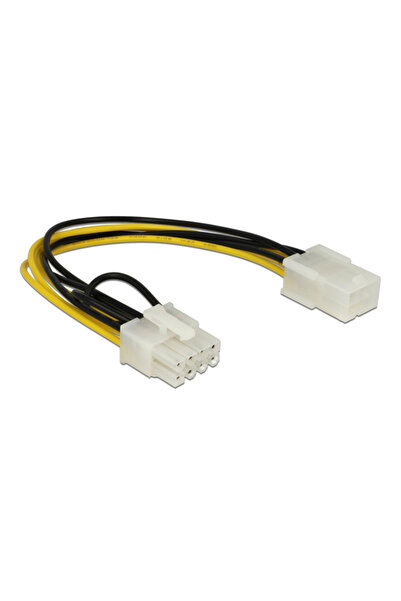 DELOCK καλώδιο PCI Express 6-pin σε PCI Express 8-pin 83775, 20cm