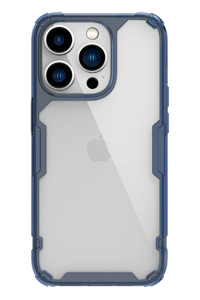 Nillkin θήκη Nature Pro για Apple iPhone 14 Pro, μπλε & διάφανη