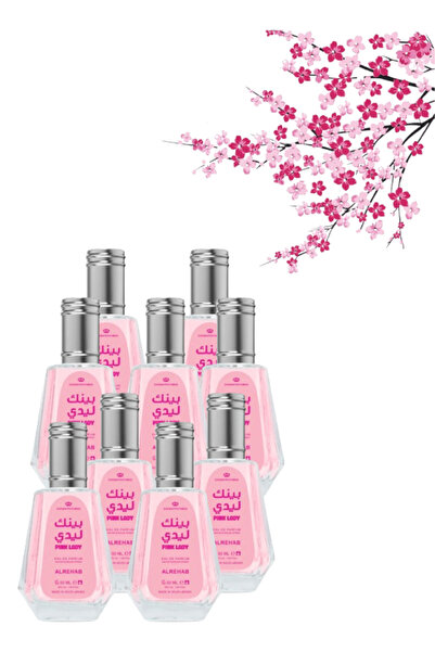 ALREHAB 9 Pieces Pink Lady Perfume 50ML