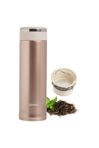 ZOJIRUSHI Cana termică Zojirushi, 460ml, aurie, cu infuzor pentru ceai, din o...