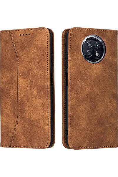 Bodycell Θήκη - Πορτοφόλι Xiaomi Redmi Note 9T 5G - Brown