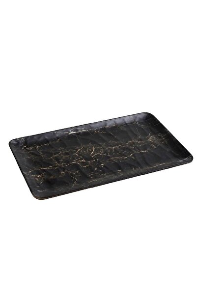 ESPIEL Πιατέλα Wood Hybrid HWM536K30-6 17,6x32,5cm Μαύρο