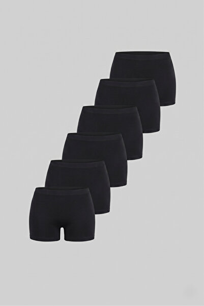 NACAR STORE Women's 6-Pack Lycra Cotton Flexible Comfortable Boxer Shorts Tights