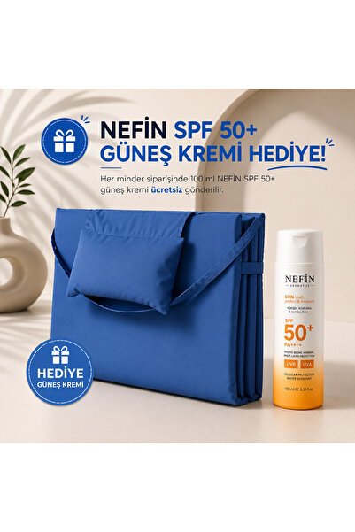Nerotex Plaj / Şezlong Minderi Yastıklı Su Geçirmez Taşıma Askılı - (Nefin Gü...