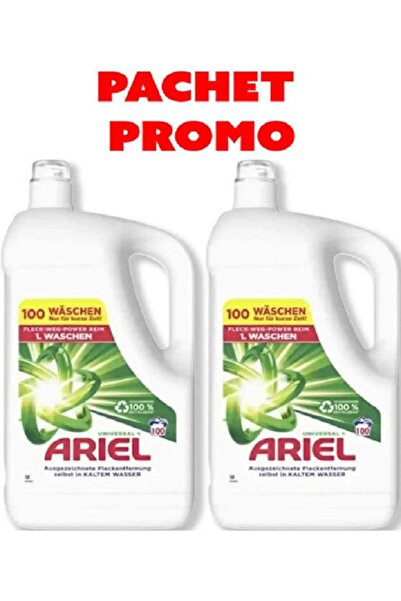 Ariel Pachet 2 Lichid Detergent lichid de rufe Universal Clean 5L – Curățare ...