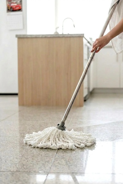 Kitchen Life Myclean Boncuk İpli Yedek Islak Mop - Mop Başlığı - Paspas Ucu