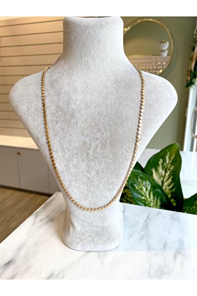 XUPING JEWELRY ÖZEL SERİ Ezme Pullu Model Altın Renk Özel Seri Dorika Kolye (...