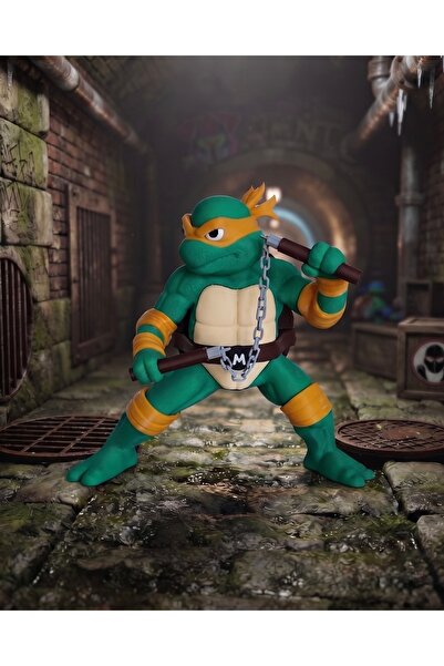 3DcraftTr Ninja Kaplumbağalar Michelangelo Aksiyon Figürü 25 cm - Koleksiyon ...