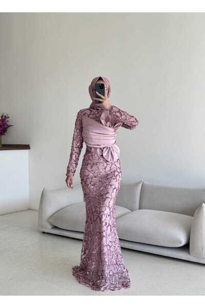 winessa moda Fiyonklu Abiye