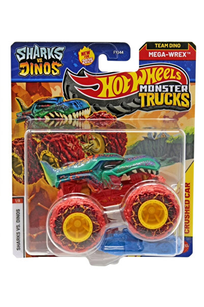 HOT WHEELS Monster Truck Sharks Vs Dinos Mega Wrex Fyj44/Jcd87
