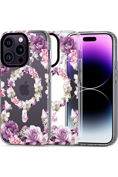 Tech-Protect MagMood - Σκληρή Θήκη MagSafe Apple iPhone 14 Pro - Rose Floral