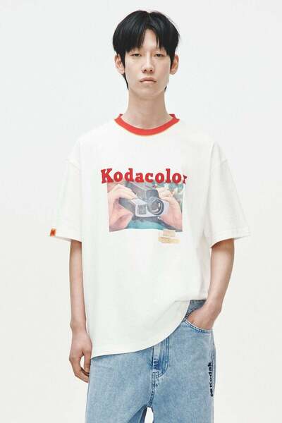 H&M Loose Fit Printed T-shirt