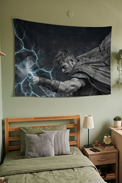 Milura Thor Duvar Örtüsü – Modern Dekoratif Kaliteli Kumaş Tapestry Duvar Halısı