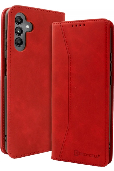Bodycell Book Case - Θήκη Πορτοφόλι - Samsung Galaxy A05s - Red