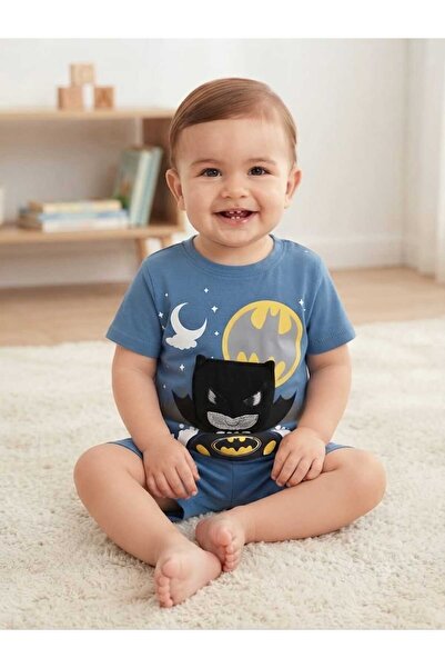 krm kerem bebe Baby Boy 3D Embroidered Embossed Shorts Top and Bottom Summer ...
