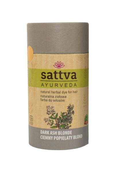sattva Vopsea de Par Blond Cenusiu Inchis (Dark Ash Blonde) 150g