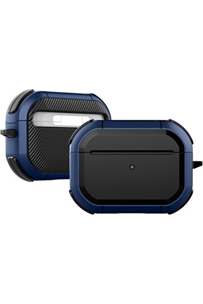 OEM Θωρακισμένη θήκη σε μπλε χρώμα για Apple AirPods 4