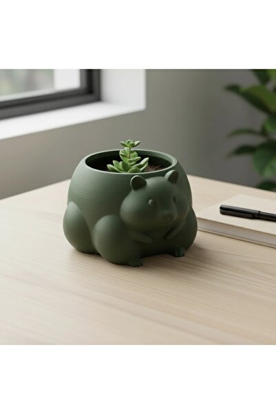 OEM Mini Ghiveci Decorativ Animalut Hamster Imprimat 3D pentru Plante Mici