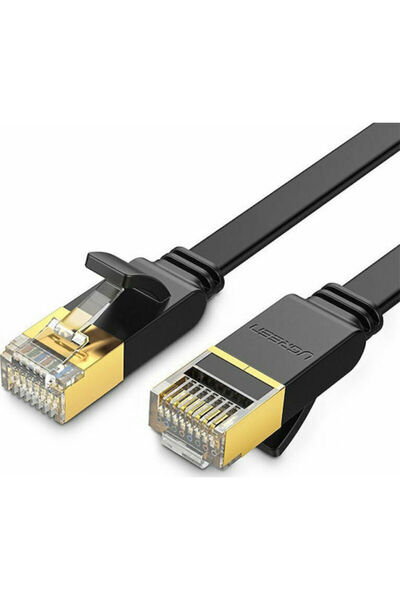 Ugreen Επίπεδο καλώδιο Ethernet U/FTP (STP) Κατηγορίας 7 (10Gbps) 3μ Μαύρο Κω...