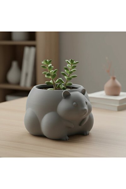 OEM Mini Ghiveci Decorativ Animalut Hamster Imprimat 3D pentru Plante Mici