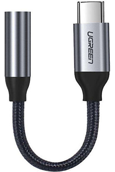 Ugreen Μετατροπέας USB-C αρσενικό σε 3.5mm θηλυκό Γκρι 1 τεμάχιο 30632