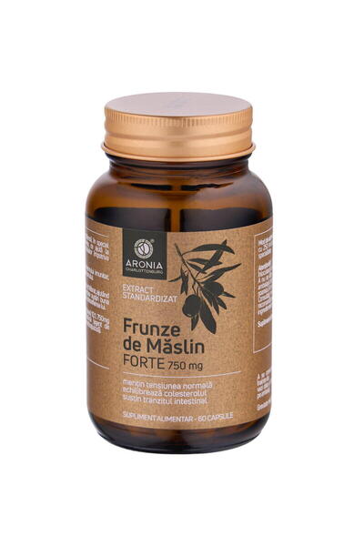 Aronia Charlottenburg Frunze de Maslin Forte 750mg 60cps
