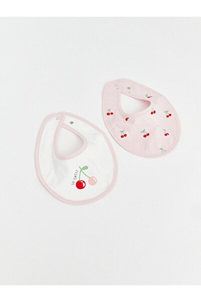 LC Waikiki Patterned Baby Girl Bib Set of 2