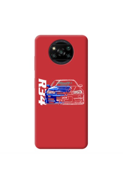 Other Xiaomi Poco X3 /X3 Pro Blue R34 Red Colored Silicone TPU Θήκη