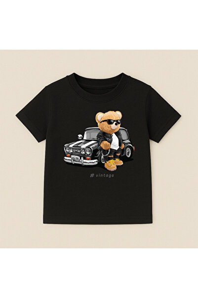 SVART WEAR Παιδικό και εφηβικό μπλουζάκι με στάμπα, βαμβακερό, με κοντό μανίκ...