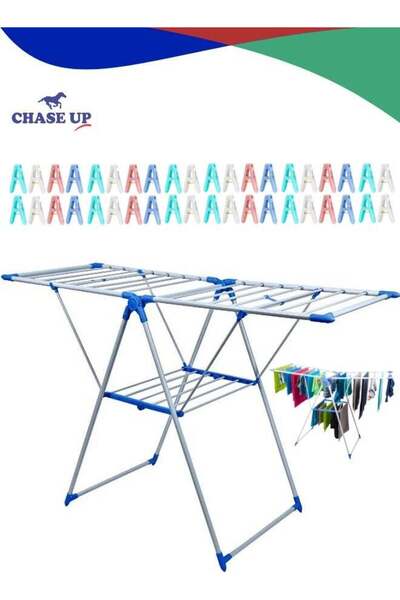 Chase Up Clothes Drying Stand with clips clothes dryer stand with Adjustable ...