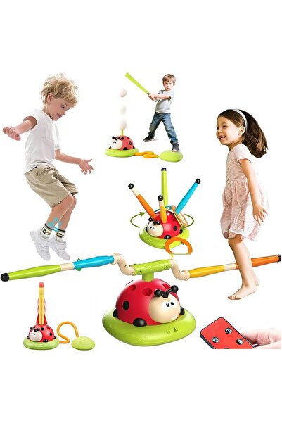 Beauenty 4-in-1 Musical and Sports Machine, Ring Toss Games, Rocket Launchers...
