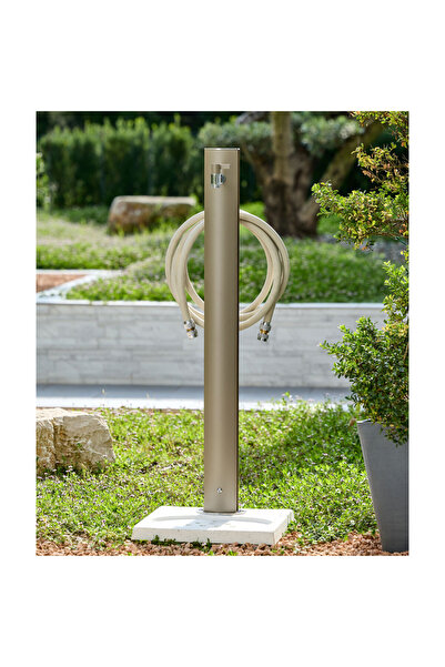 Colortap Coloană de apă ovală cu talpă de grădină Colortap, gri