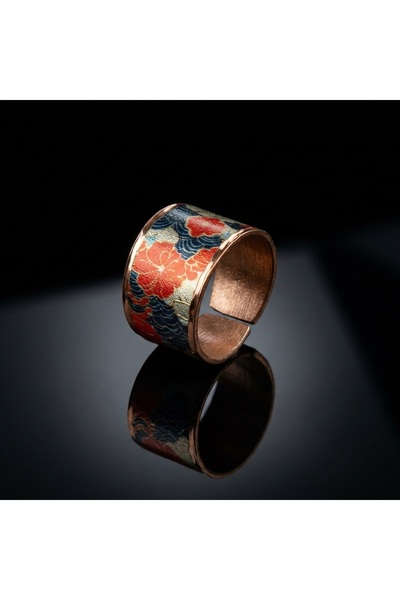 Erol Bakır New Series 1833 Bijouterie Ring 100% Hand Made Copper
