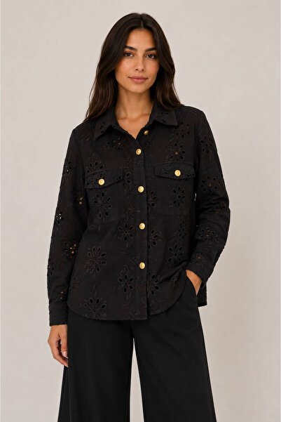 Rouge basıc Gold Buttoned Fisto Jacket