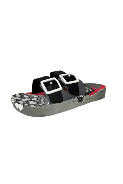 GEZER - Boys' Figured Double Buckle Non-Slip Sole Daily Slippers