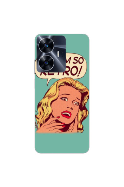 Other Realme Note 50 Im so retro Transparent Silicone TPU Θήκη