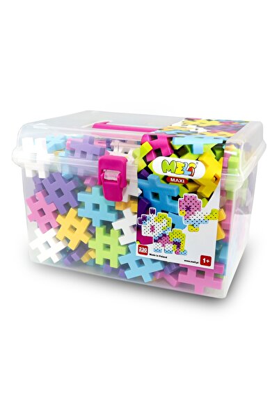 meli Set constructie creativa, Meli, 230 piese, Plastic, Multicolor