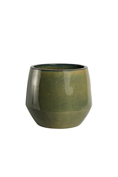 Herstera CAMPANA PRISMA ORIENT GLAZED Ghiveci (verde) 23 x 21 cm