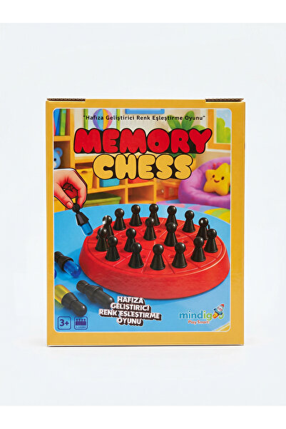 mindigo Memory Chess Hafıza Geliştirici Renk Eşleştirme Oyunu Eğitici Ahşap/P...