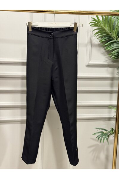 ALANURMODA 18118 pipe leg pants black