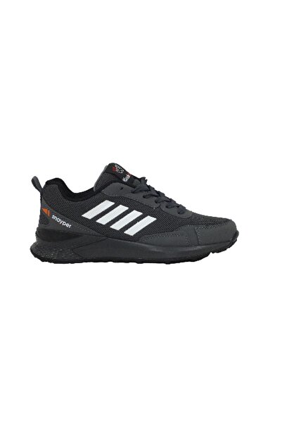 Afilli Smoked Black and White Men's Thick Casual Large Foot Sports Sneaker Wa...