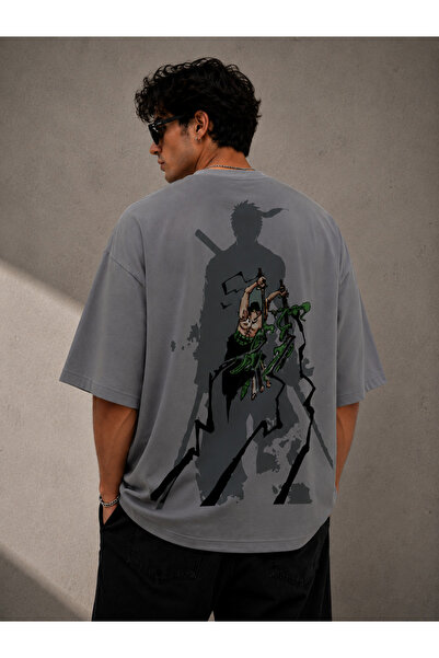 Nulivez One Piece Zoro Printed Oversize Unisex T-Shirt – Minimal Front Print ...